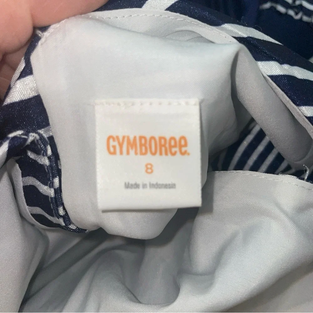 Gymboree Blue and White‎ Sleeveless A-Line Dress